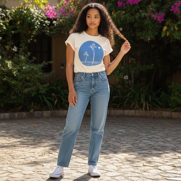 Oversized Madewell x Walker Noble Studios Graphic Short Sleeve Shirt Size XS - Picture 1 of 6